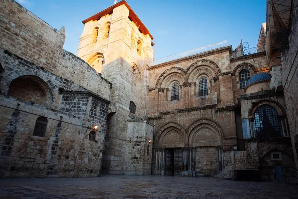 View Main Entrance Church Holy Sepulchre Old City Jerusalem — Stock Photo, Image