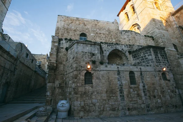 Ancient Alley Christian Quarter Jerusalem — Stock Photo, Image