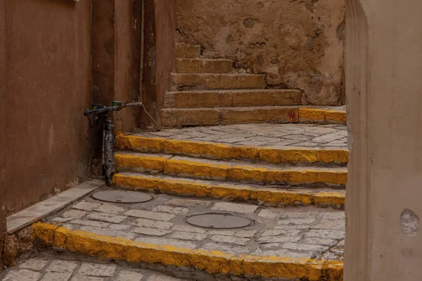 Стародавні Сходи Старовинному Кам Яному Місті Яффа Тель Авіві — стокове фото