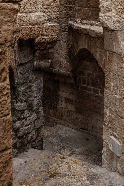 Piedra Ciudad Vieja Jaffa Tel Aviv — Foto de Stock