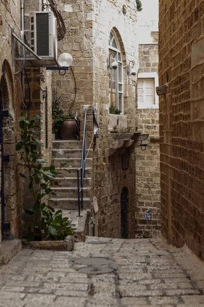 Kamenné Staré Město Jaffa Tel Avivu — Stock fotografie