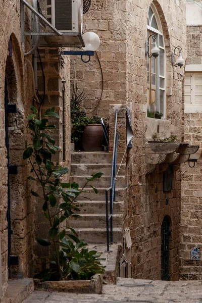 Stenen Oude Stad Jaffa Tel Aviv — Stockfoto