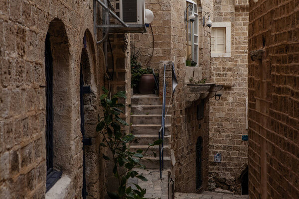 Stone old city Jaffa in Tel Aviv