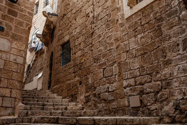 Ancient Stairs Stone Old City Jaffa Tel Aviv — Stock Photo, Image