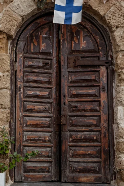 Puertas Ventanas Piedra Ciudad Vieja Jaffa Tel Aviv —  Fotos de Stock