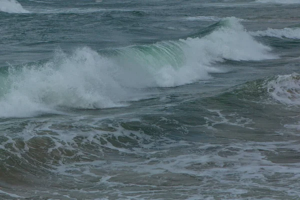 Potężna Fala Oceaniczna Morzu — Zdjęcie stockowe