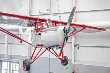 LE BOURget, PARIS, FRANCE - 8 Ekim 2016: Eski Uçak Marane - Sauliner, AI, 1917, Paris Comonautic ve Havacılık Müzesi Le Bourget