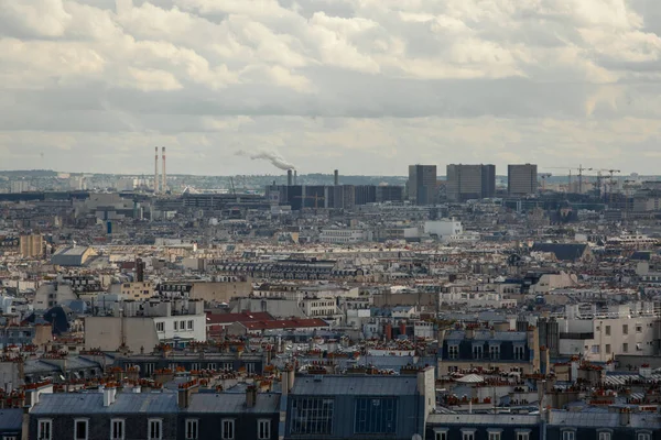 Montmartre Pohled Město Průzkumné Plošiny Paříž — Stock fotografie