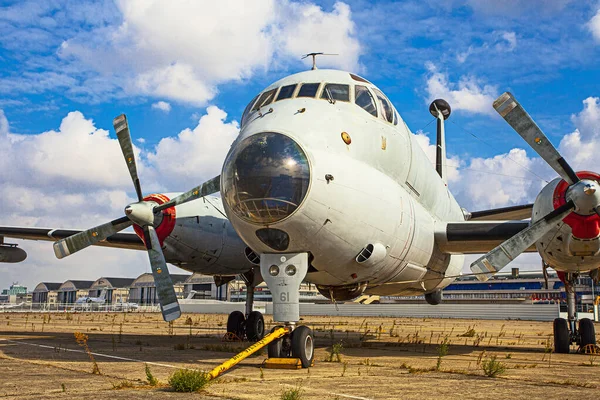 Paris Aeroporto Bourget França Outubro 2016 Transporte Militar Airybus Planin — Fotografia de Stock