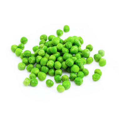 Yeşil bezelye beyazı izole edilmiş