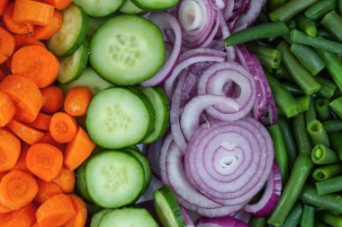 karışık sağlıklı sebzeler