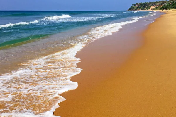 Beautiful Arabian Sea Kerala Seaside Varkala Beach India — Stock Photo, Image