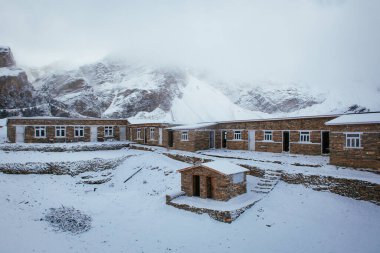 Thorong La Nepal 'deki ana kampı geçti.