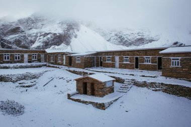 Thorong La Nepal 'deki ana kampı geçti.