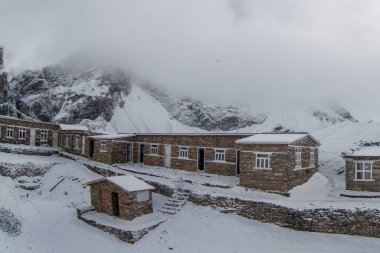 Thorong La, Nepa 'daki ana kampı geç.