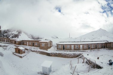 Thorong La, Nepa 'daki ana kampı geç.