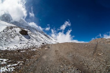 Thorongla. Annapurna Pisti. Nepal nedenleri