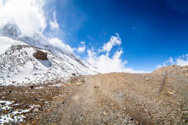 Thorongla. Annapurna Pisti. Nepal nedenleri