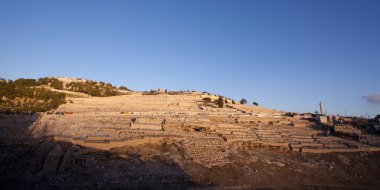 Eski Kudüs 'ün antik duvarı