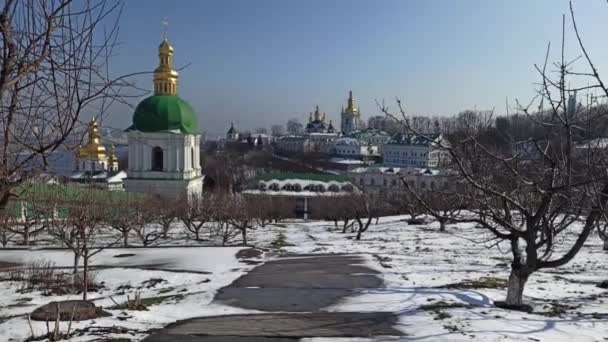 Kyivo Pecherska Lavra Monastery Ukraine — Stock Video