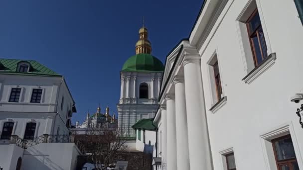 Kyivo Pecherska Lavra Monasterio Ucrania — Vídeo de stock