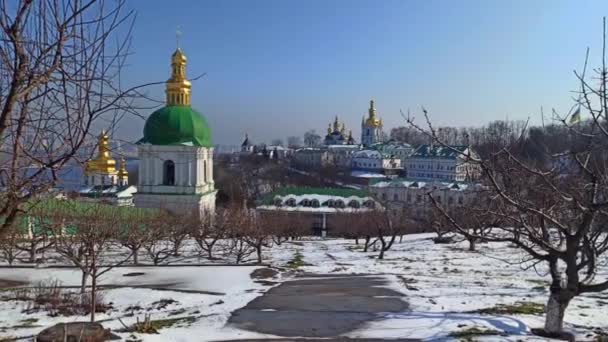 Kyivo Pecherska Lavra Manastırı Ukrayna — Stok video