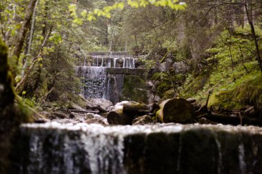 Alplerde inanılmaz bir şelale 