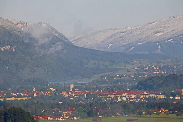 Paesaggio Delle Alpi Bavaresi Germania — Foto Stock