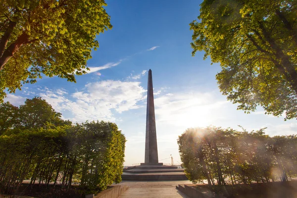Kiev Ukraine Mai 2021 Obélisque Commémoratif Dans Parc Gloire Éternelle — Photo