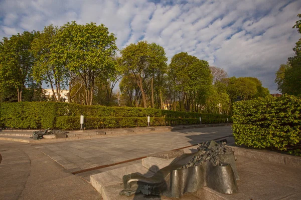 Kiev Ucrânia Maio 2021 Memorial Obelisco Parque Glória Eterna Kiev — Fotografia de Stock