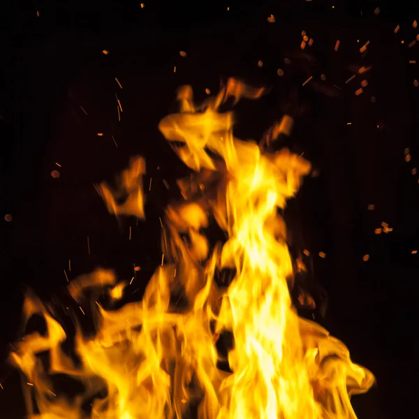 Hintergrund der Flammen — Stockfoto