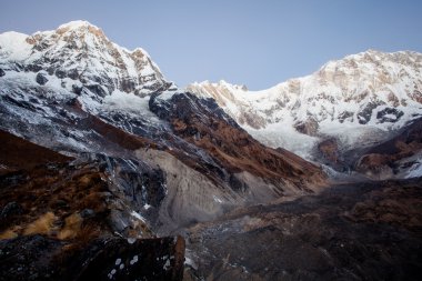 Annapurna Güney peak günbatımı