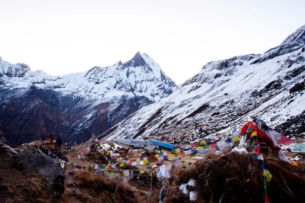 Gama de annapurna dos Himalaias — Fotografia de Stock