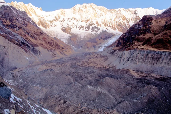 Annapurna Atardecer pico sur —  Fotos de Stock