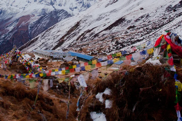 Rozsah Annapurna Himálaj — Stock fotografie