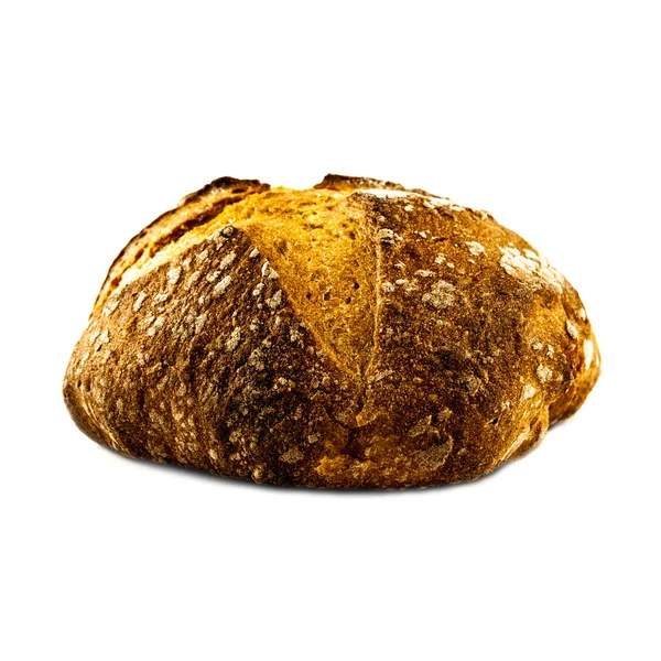 Ronde zuurdesem roggebrood — Stockfoto