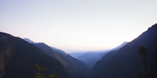 夕日の雄大なヒマラヤ山脈 — ストック写真