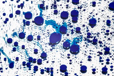 Soyut mavi mürekkep arka plan