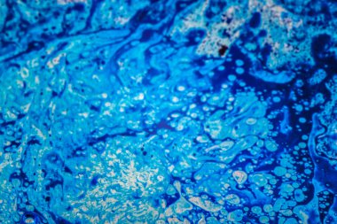 Soyut mavi mürekkep arka plan