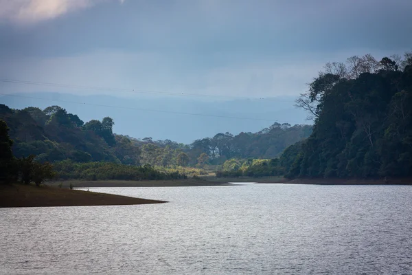 Lake in Periyar Nationaal Park — Stockfoto