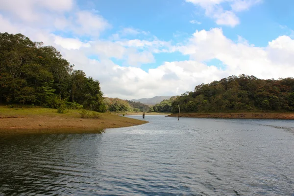 Lago en el Parque Nacional Periyar — Foto de Stock