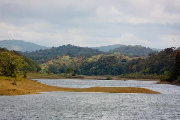 Lake in Periyar Nationaal Park — Stockfoto