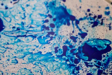 Soyut mavi mürekkep arka plan