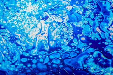 Soyut mavi mürekkep arka plan