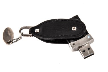 siyah usb flash sürücü