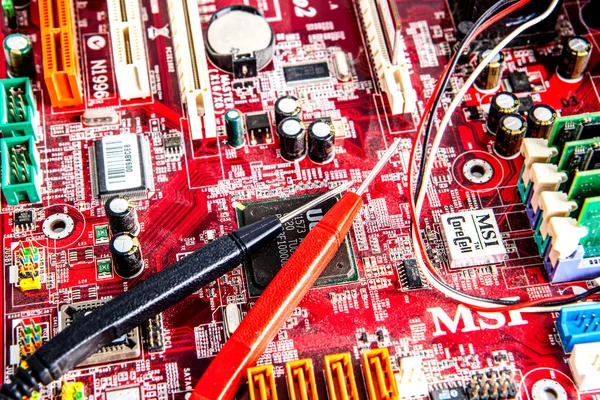 Motherboard, Computerelektronik — Stockfoto