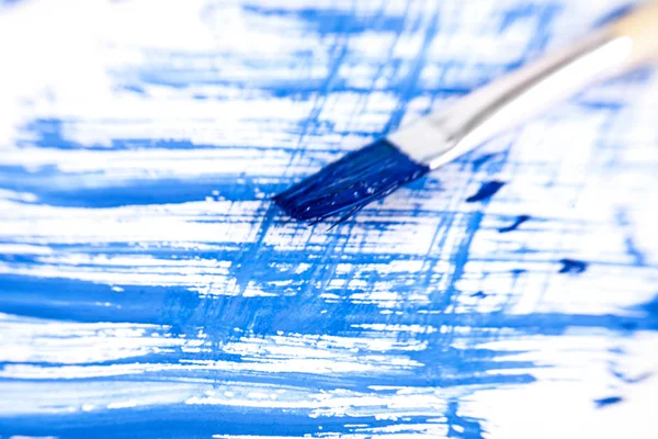 Abstract painted background with brush — Stock Photo, Image