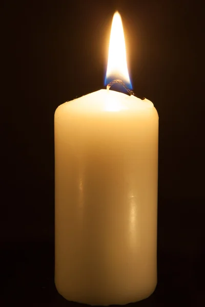 黑色背景上的蜡烛 — 图库照片