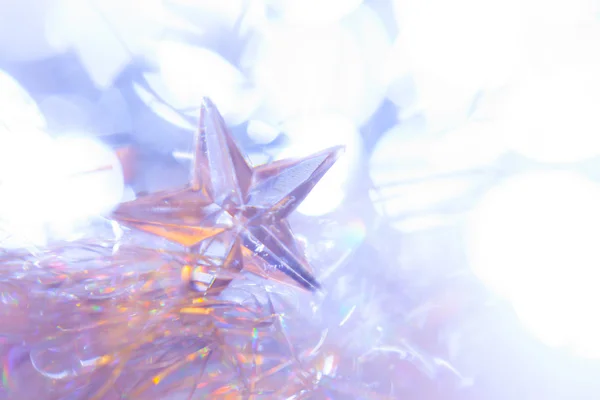 Estrella azul de Navidad — Foto de Stock