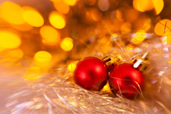 Bolas de Natal vermelho — Fotografia de Stock